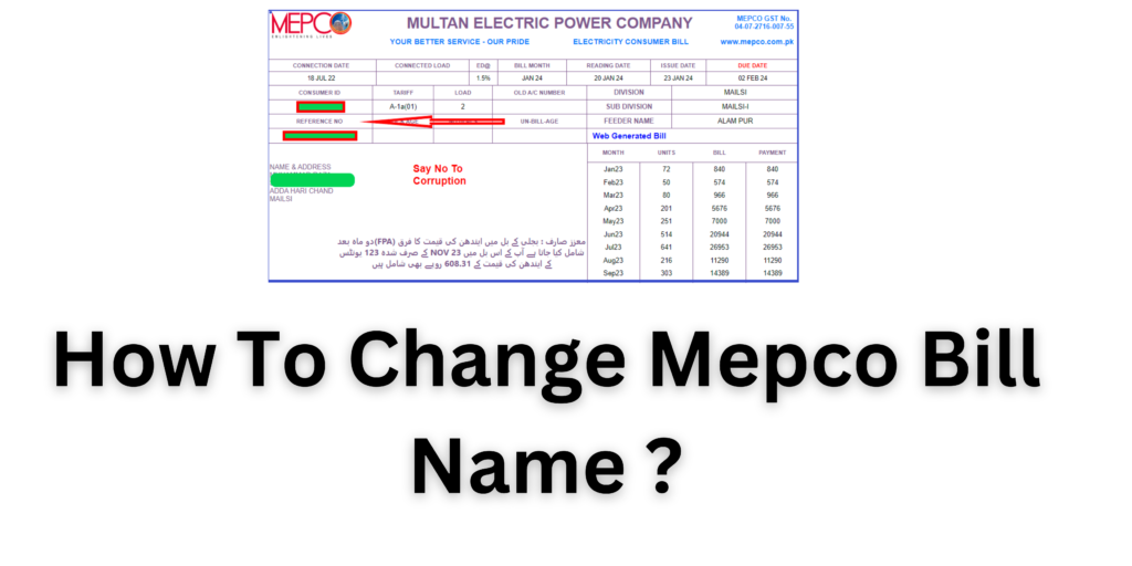 How-To-Change-Mepco-Bill-Name