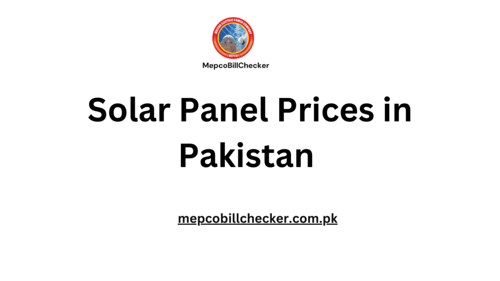 Solar Panel Prices in Pakistan